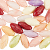 40Pcs 10 Colors Dyed Synthetic Coral & Resin Beads SHEL-SP0001-07A-7