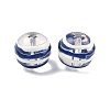 Transparent Glass Enamel Beads GLAA-P078-01A-05-1