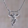 Vintage Alloy Animal Pendant Necklaces WG707AD-01-1