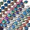 Electroplated Natural Druzy Geode Crystal Beads Strands G-G459-04-1