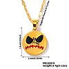 Spooky Cartoon Ghost Skull Pendant Halloween Theme Creative Necklace YJ5923-1