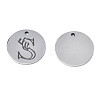 Non-Tarnish 304 Stainless Steel Charms STAS-T059-26P-S-3