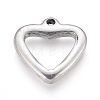 304 Stainless Steel Charms STAS-H117-15P-2