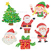 Christmas Theme DIY PVC Diamond Painting Sticker Kit PW-WG29650-11-1