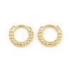Brass Huggie Hoop Earrings KK-CBA8324-18E-G-4