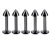 304 Stainless Steel Cone Threadless Labrets for Women Men WG9B6EB-20-1