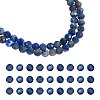  2 Strands Natural Lapis Lazuli Beads Strands G-NB0004-64-1