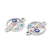 Alloy Enamel Connector Charms FIND-H039-09P-2