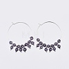 (Jewelry Parties Factory Sale)Brass Hoop Earrings EJEW-JE03507-01-1