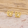 304 Stainless Steel Stud Earrings LS-EJEW-I321-01G-02-1