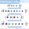 515Pcs 23 Styles Iron & Brass Garment Rivets DIY-PH0036-70-2