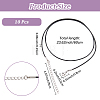 10Pcs Round Leather Cord Necklaces Making MAK-CL0001-07-2
