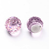 Faceted Round Ball Glass Cabochons X-GGLA-L008C-26-1