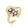 304 Stainless Steel Adjustable Cuff Rings RJEW-Q015-01G-D-2