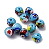 Handmade Millefiori Lampwork Beads LAMP-R003-02A-04-1