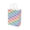 Stripe Print Paper Packing Tote Bags CARB-R001-01B-1