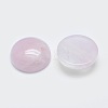 Natural Rose Quartz Cabochons G-G760-B02-16-2