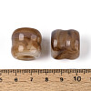 Two Tone Opaque Acrylic Beads OACR-N157-03-3