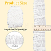 5M Double-Layer Pleated Polyester Chiffon Lace Trim OCOR-GF0006-69C-2