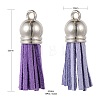 60Pcs 4 Colors Faux Suede Tassel Pendant Decorations X1-FIND-LS0001-04C-4