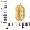 304 Stainless Steel Pendants STAS-F349-03G-10-3