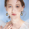 30Pcs Tibetan Style Alloy Pendant Cabochon Settings DIY-UN0008-63AB-5