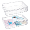 2Pcs Plastic File Storage Box AJEW-PH0010-09-1