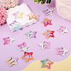 20Pcs Iron Enamel Snap Hair Clips PHAR-TADJ0001-08-5
