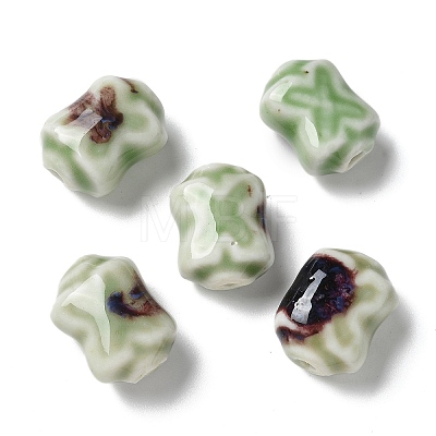 Handmade Porcelain Beads PORC-L080-E-1