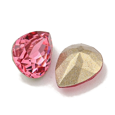 Glass Rhinestone Cabochons RGLA-L029-19C-1