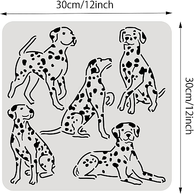 PET Hollow Out Drawing Painting Stencils DIY-WH0383-0079-1