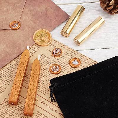 CRASPIRE DIY Wax Seal Stamp Kits DIY-CP0002-85B-1