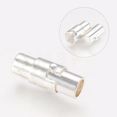 Brass Locking Tube Magnetic Clasps MC078-S-1