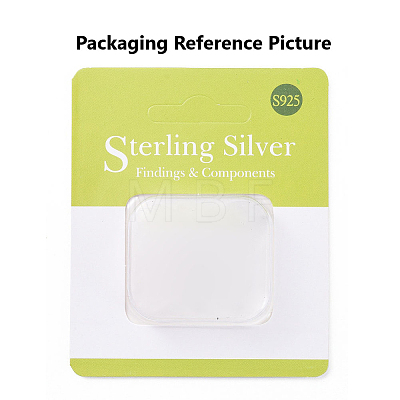 Textured 925 Sterling Silver Ball Stud Earrings X-EJEW-L202-004B-1
