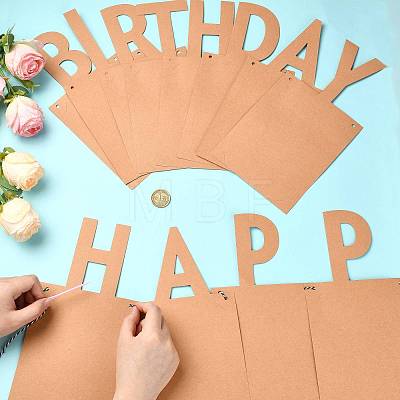 Paper Glitter Happy Birthday Photo Hanging Banner DIY-FZC0002-04B-1