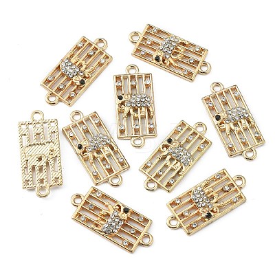 Alloy Rhinestone Connector Charms FIND-TAC0014-57-1