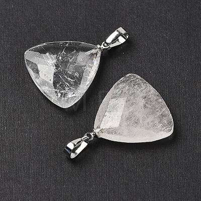 Natural Quartz Crystal Pendants G-L614-D04-P05-1