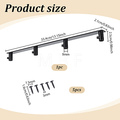 1Pc Iron Stand Mixer Attachment Storage Organizer AJEW-PH0010-14-1