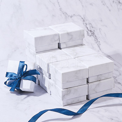Paper Cardboard Jewelry Ring Boxes LS-X1-CBOX-E012-05A-1