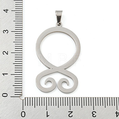 Non-Tarnish 304 Stainless Steel Pendants STAS-Z076-5P-1