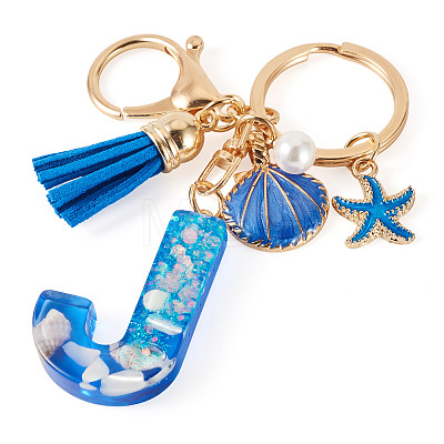 Star Resin & Shell Keychains KEYC-TAC00087-01J-1