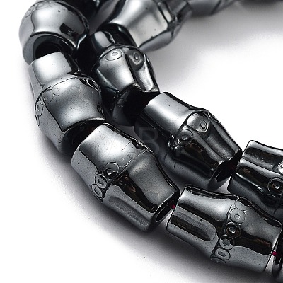 Synthetic Non-Magnetic Hematite Beads Strands G-H303-B02-1