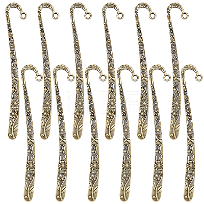 12Pcs Alloy Hair Sticks MRMJ-SC0001-66A-1