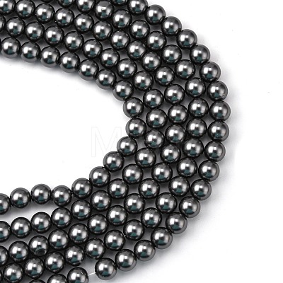 Eco-Friendly Glass Pearl Beads HY-J002-8mm-HX088-1