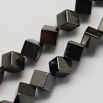 Non-magnetic Synthetic Hematite Beads Strands X-G-Q895-16-1