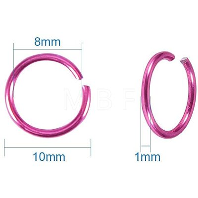 Aluminum Wire Open Jump Rings ALUM-PH0003-03-10mm-1