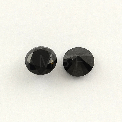 Diamond Shaped Cubic Zirconia Pointed Back Cabochons ZIRC-R004-4mm-02-1