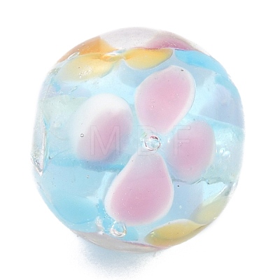 Round Lampwork Beads LAMP-H059-A04-1