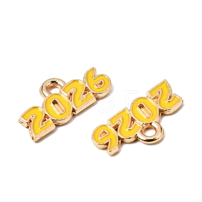 Alloy Enamel Pendants ENAM-D319-01KCG-05-1