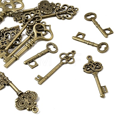 Tibetan Style Alloy Pendants FIND-D040-01AB-1